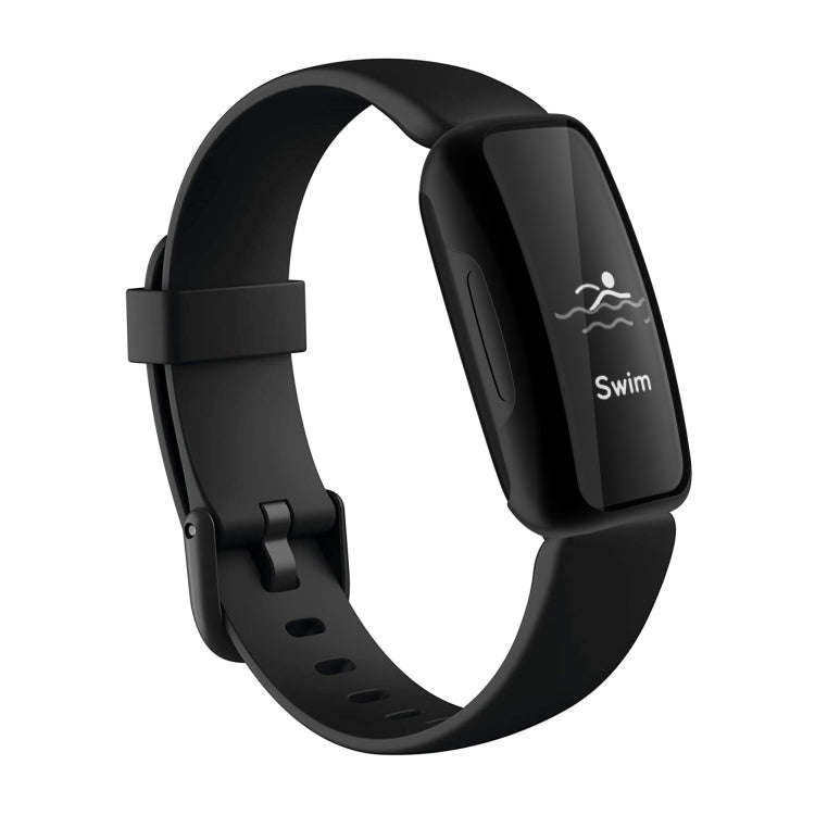 For Fitbit Inspire 2 TPU Electroplating Protective Case Cover(Black)