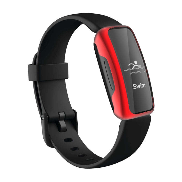 For Fitbit Inspire 2 TPU Electroplating Protective Case Cover(Red)