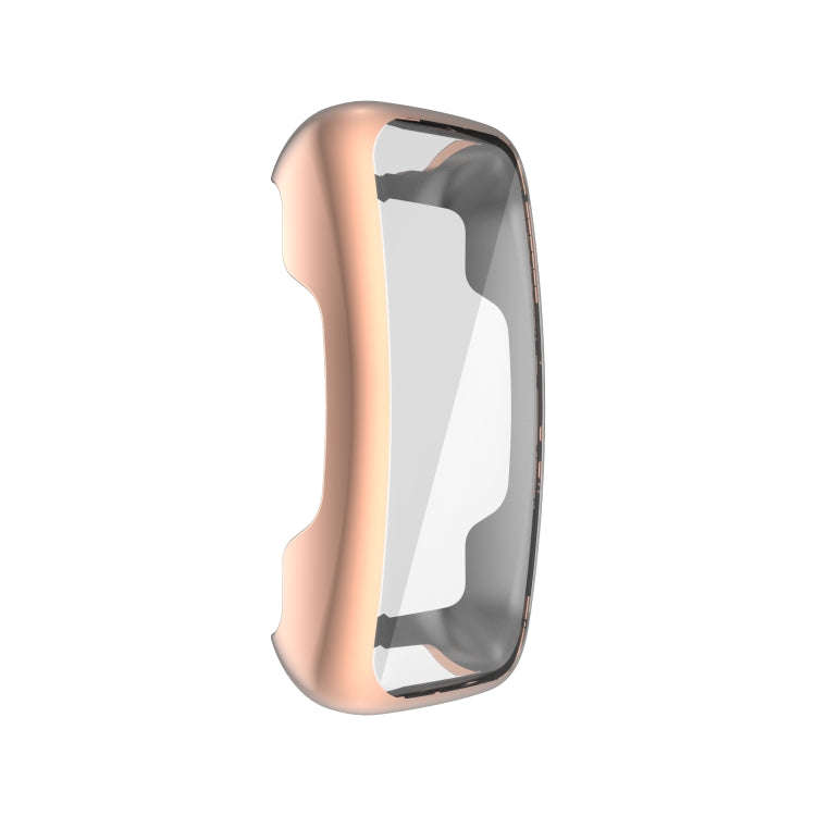 For Fitbit Inspire 2 TPU Electroplating Protective Case Cover(Rose Gold)