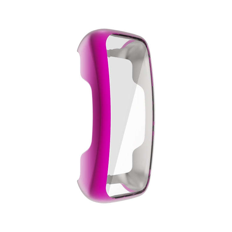 For Fitbit Inspire 2 TPU Electroplating Protective Case Cover(Purple)
