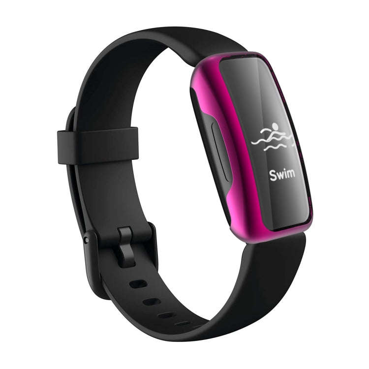 For Fitbit Inspire 2 TPU Electroplating Protective Case Cover(Purple)