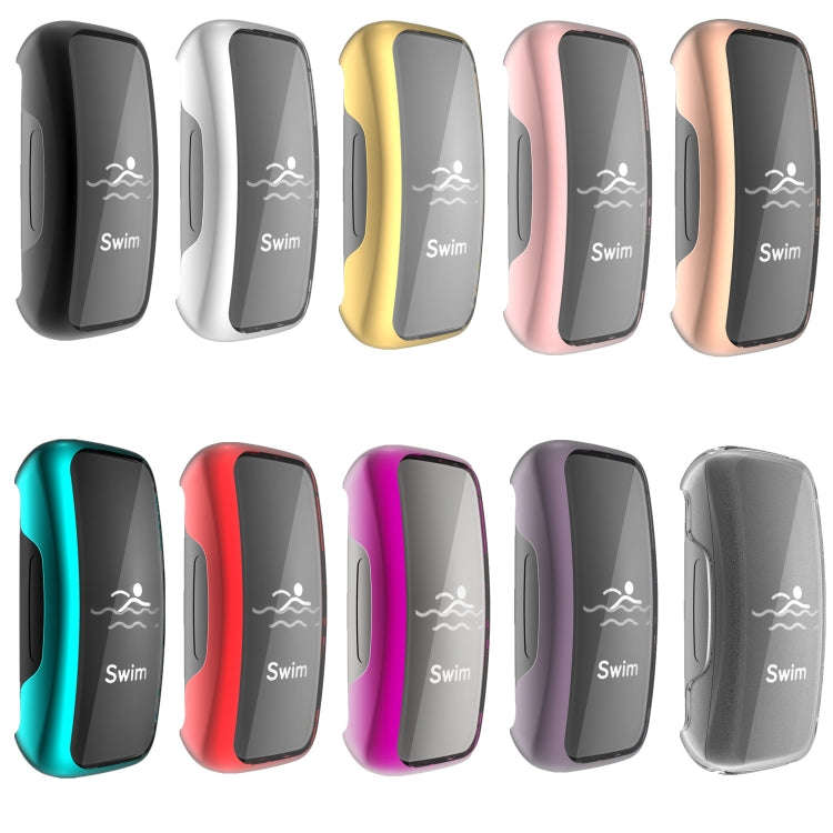 For Fitbit Inspire 2 TPU Electroplating Protective Case Cover(Red)