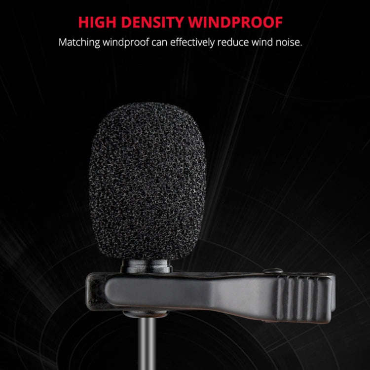 YELANGU MY2-C Type-C Interface Live Broadcast Interview Mobile Phone Single Clip Lavalier Microph...
