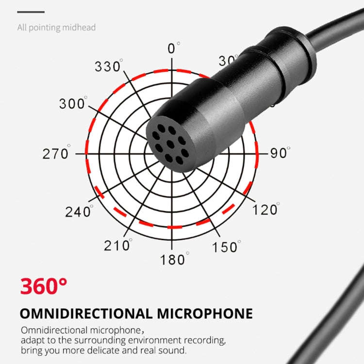 YELANGU MY3 Type-C Interface Live Broadcast Interview Mobile Phone Double Clip Lavalier Microphon...