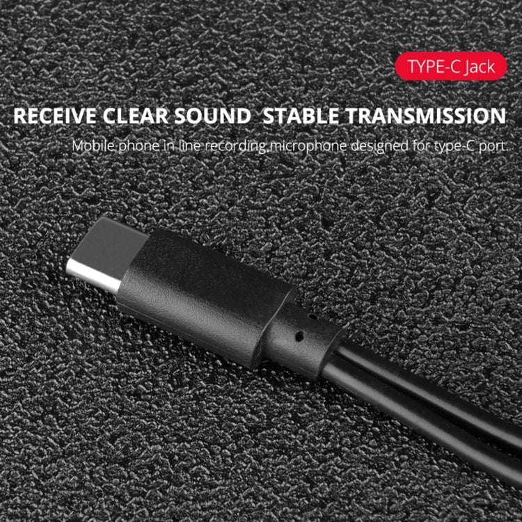 YELANGU MY3 Type-C Interface Live Broadcast Interview Mobile Phone Double Clip Lavalier Microphon...