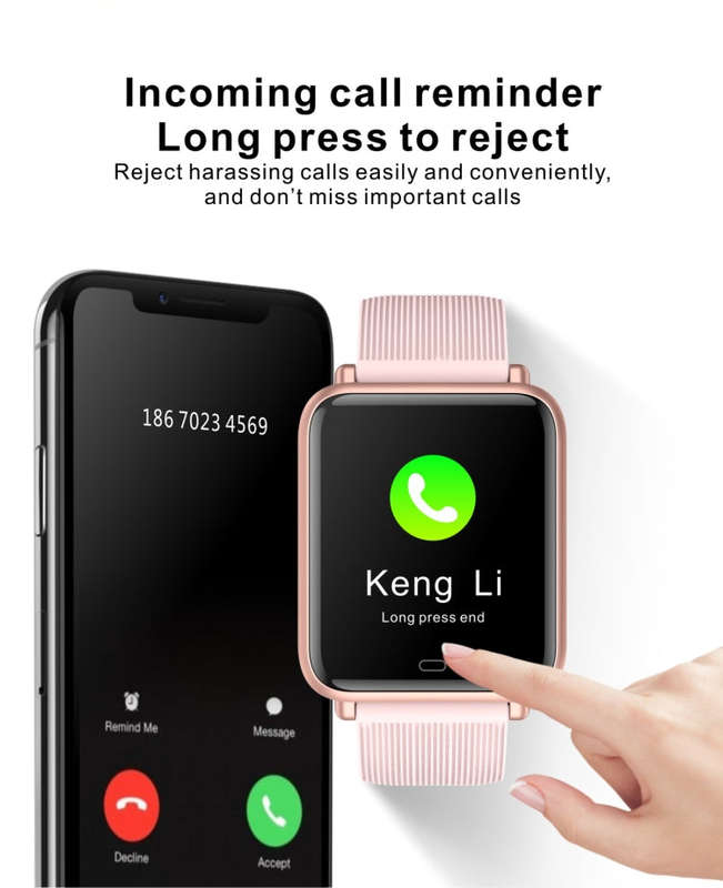 Q9T 1.3 inch TFT Touch Screen Dual-mode Bluetooth Smart Watch, Support Body Temperature Detection...