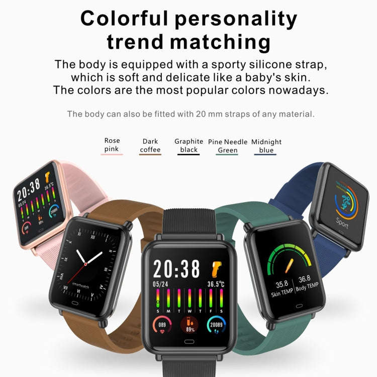 Q9T 1.3 inch TFT Touch Screen Dual-mode Bluetooth Smart Watch, Support Body Temperature Detection...