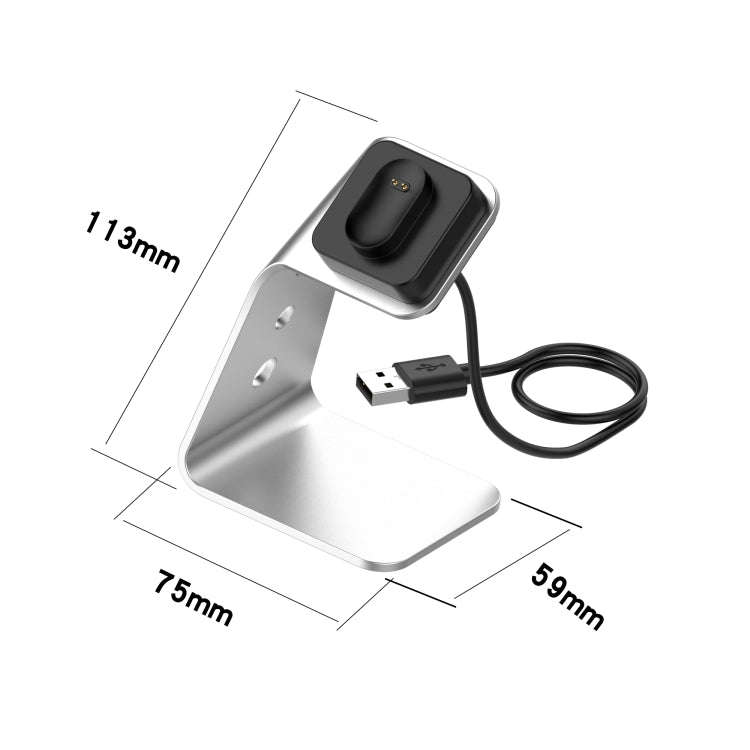 For Fitbit Inspire / Inspire HR / Ace 2 Universal Aluminum Alloy Charger Holder with Chip Protect...