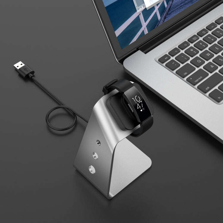 For Fitbit Inspire / Inspire HR / Ace 2 Universal Aluminum Alloy Charger Holder with Chip Protect...