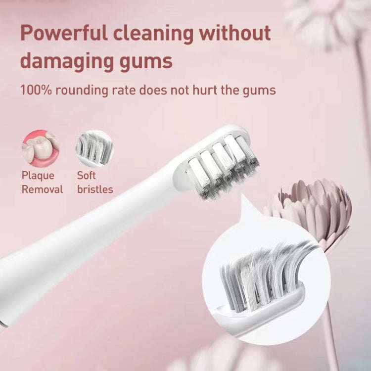 2 PCS / Set Original Xiaomi Youpin SO WHITE Waterproof Acoustic Wave Electric Toothbrush Replaced...