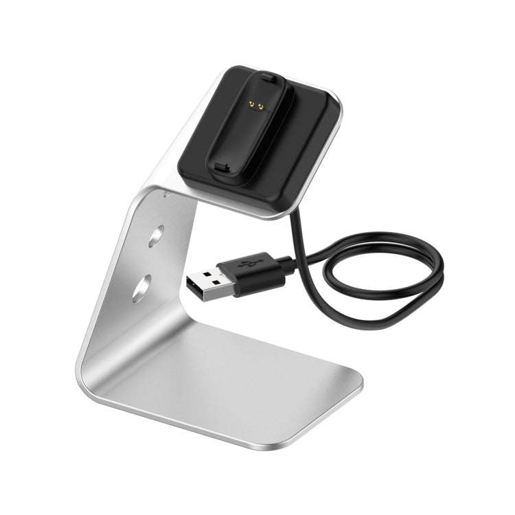 For Fitbit Inspire 2 Aluminum Alloy Charger Holder with Chip Protection, Support Fast Charging(Si...