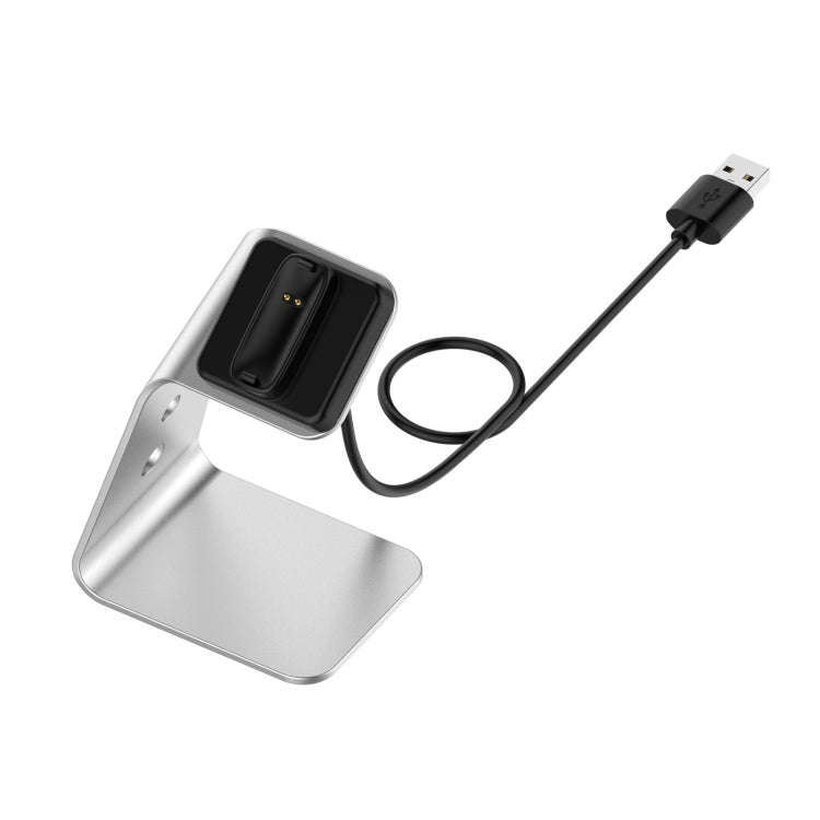 For Fitbit Inspire 2 Aluminum Alloy Charger Holder with Chip Protection, Support Fast Charging(Si...