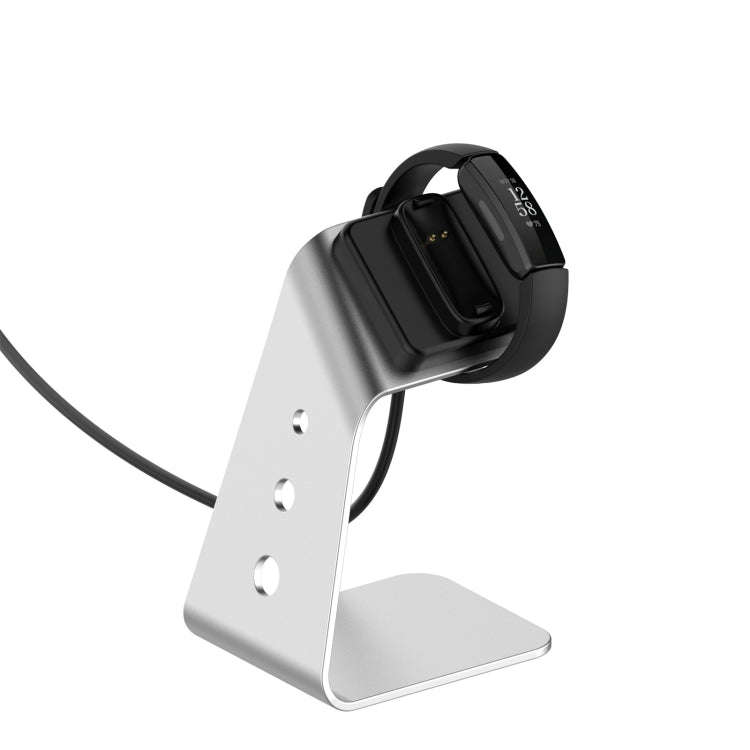 For Fitbit Inspire 2 Aluminum Alloy Charger Holder with Chip Protection, Support Fast Charging(Si...