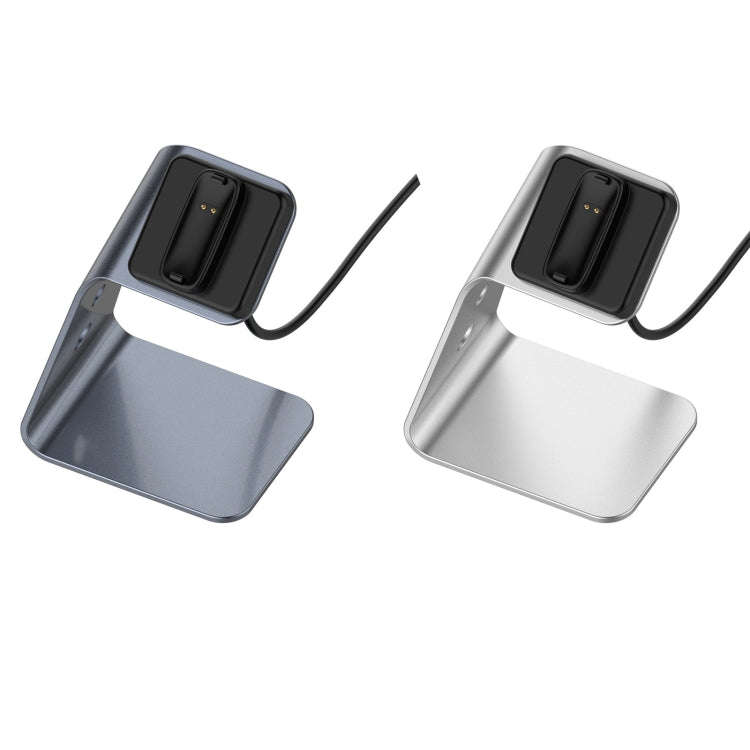 For Fitbit Inspire 2 Aluminum Alloy Charger Holder with Chip Protection, Support Fast Charging(Si...