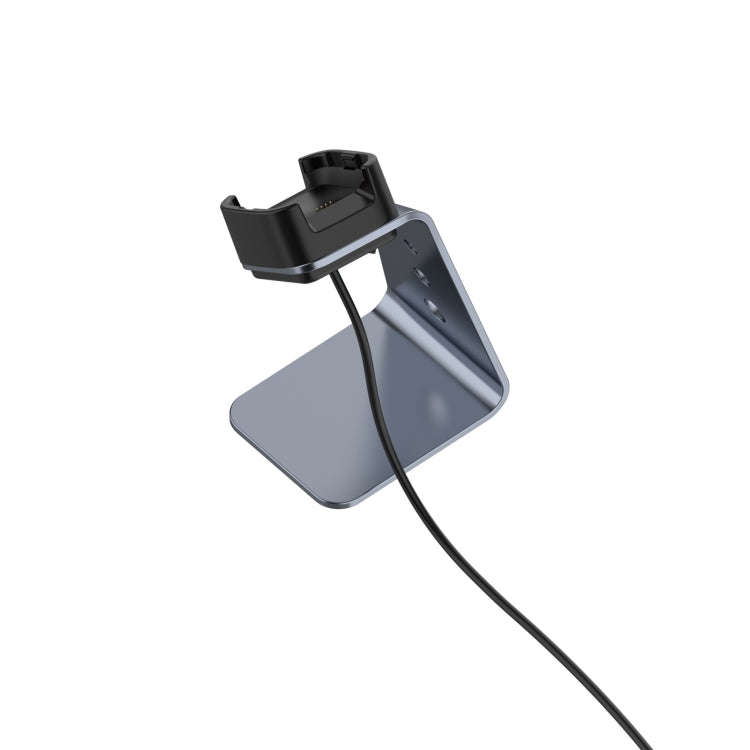 For Fitbit Versa 2 Universal Aluminum Alloy Charger Holder(Grey)