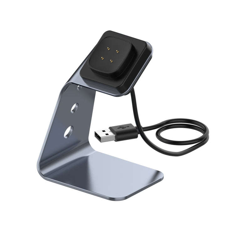 For Fitbit Versa 3 / Fitbit Sence Aluminum Alloy Charger Holder with Chip Protection, Support Fas...