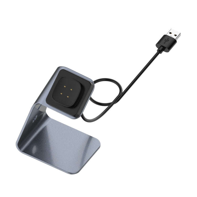 For Fitbit Versa 3 / Fitbit Sence Aluminum Alloy Charger Holder with Chip Protection, Support Fas...