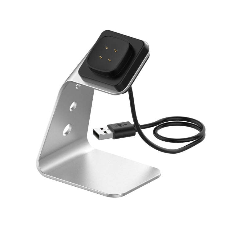 For Fitbit Versa 3 / Fitbit Sence Aluminum Alloy Charger Holder with Chip Protection, Support Fas...