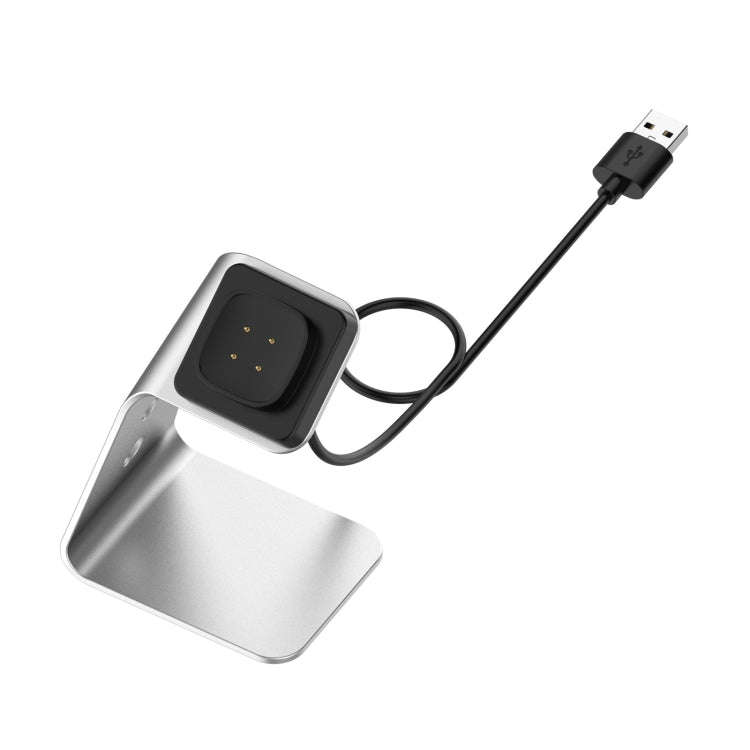 For Fitbit Versa 3 / Fitbit Sence Aluminum Alloy Charger Holder with Chip Protection, Support Fas...