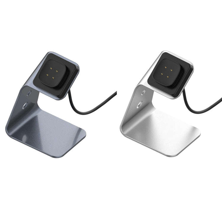 For Fitbit Versa 3 / Fitbit Sence Aluminum Alloy Charger Holder with Chip Protection, Support Fas...
