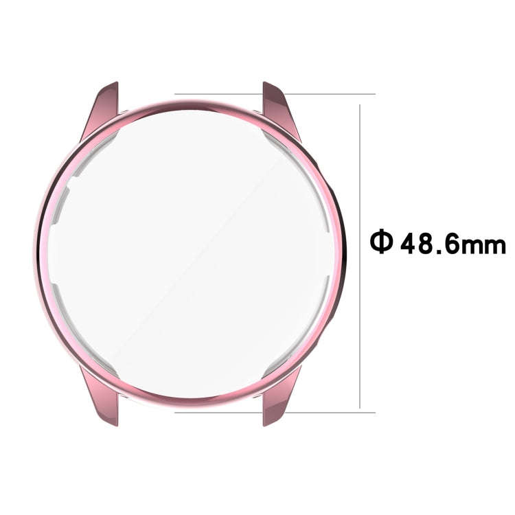 For Amazfit GTR 2 A1951 Full Coverage TPU Electroplating Protective Case Cover(Pink)