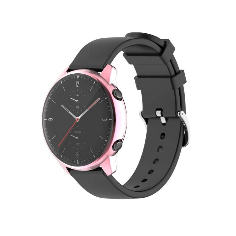 For Amazfit GTR 2 A1951 Full Coverage TPU Electroplating Protective Case Cover(Pink)