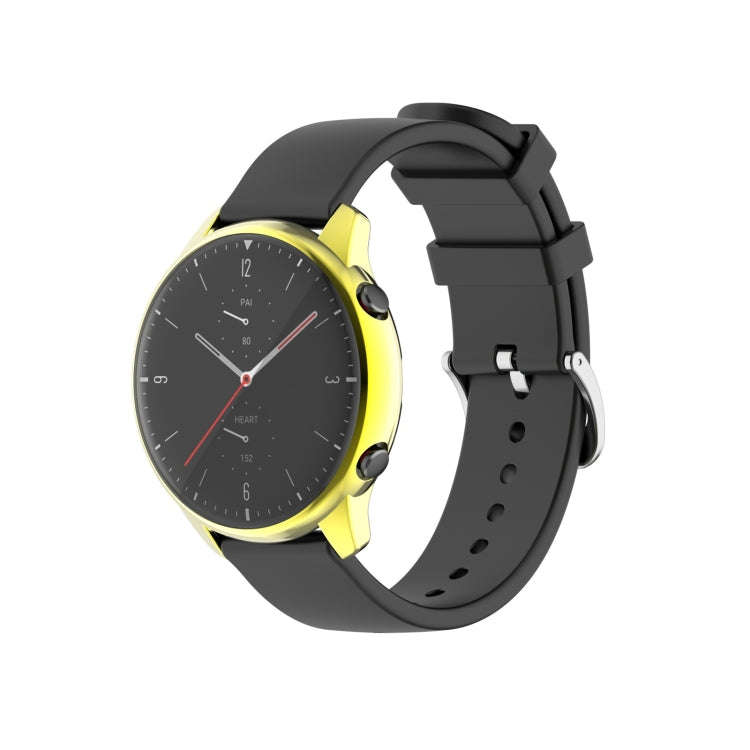 For Amazfit GTR 2 A1951 Full Coverage TPU Electroplating Protective Case Cover(Gold)