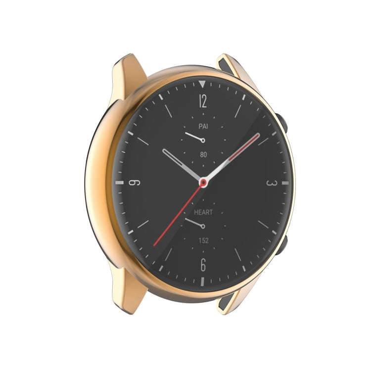 For Amazfit GTR 2 A1951 Full Coverage TPU Electroplating Protective Case Cover(Rose Gold)
