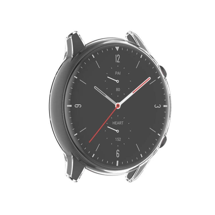 For Amazfit GTR 2 A1951 Full Coverage TPU Electroplating Protective Case Cover(Transparent)