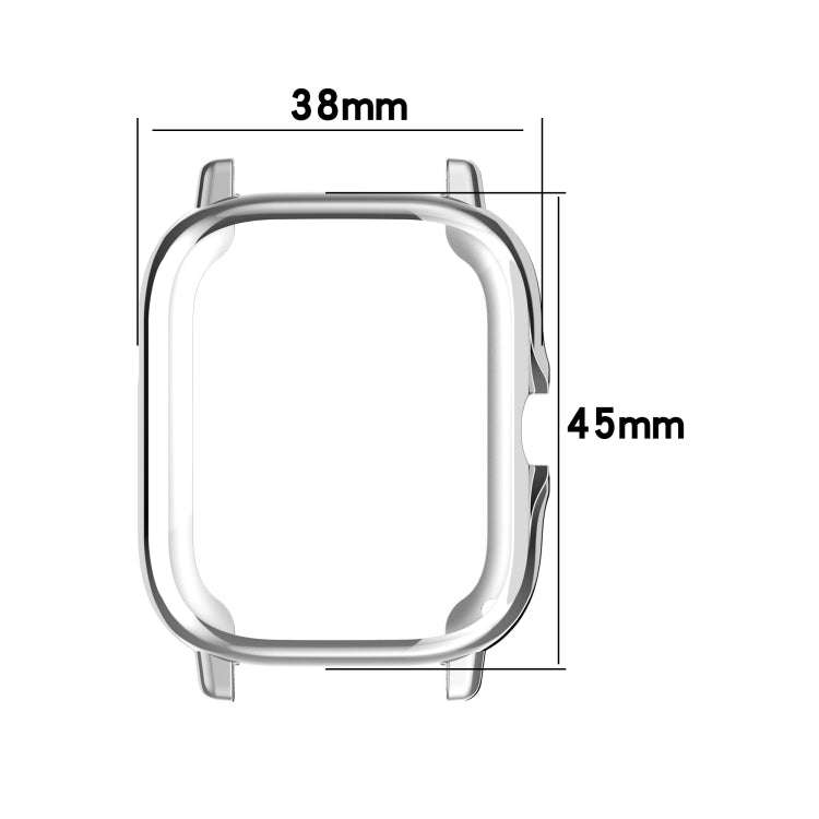 For Amazfit GTS 2 A1968 Full Coverage TPU Protective Case Cover(Rose Gold)