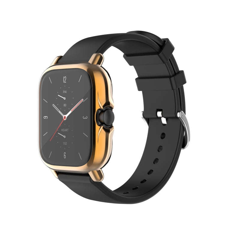 For Amazfit GTS 2 A1968 Full Coverage TPU Protective Case Cover(Rose Gold)