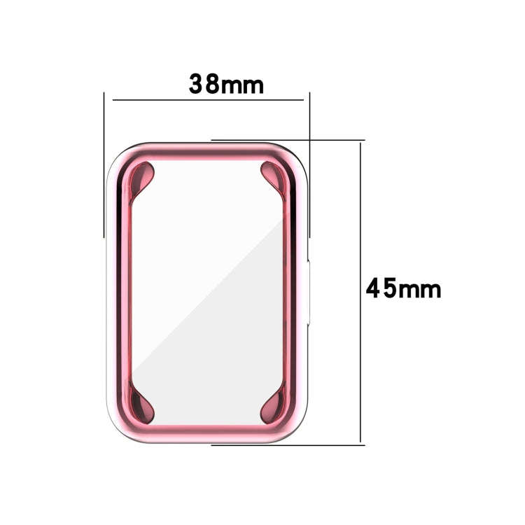For Huawei Watch Fit Full Coverage TPU Protective Case Cover(Silver)