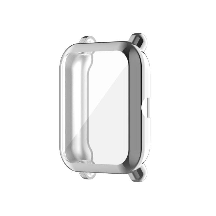 For Amazfit Pop Full Coverage TPU Protective Case Cover(Grey)