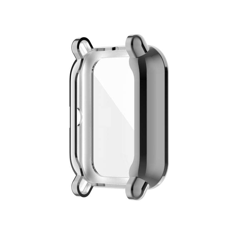 For Amazfit Pop Full Coverage TPU Protective Case Cover(Grey)