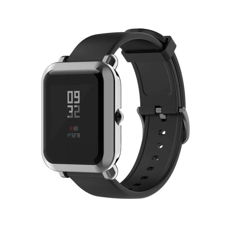 For Amazfit Pop Full Coverage TPU Protective Case Cover(Grey)