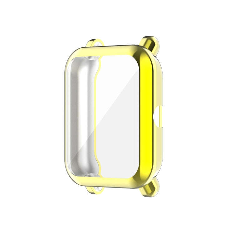 For Amazfit Pop Full Coverage TPU Protective Case Cover(Gold)