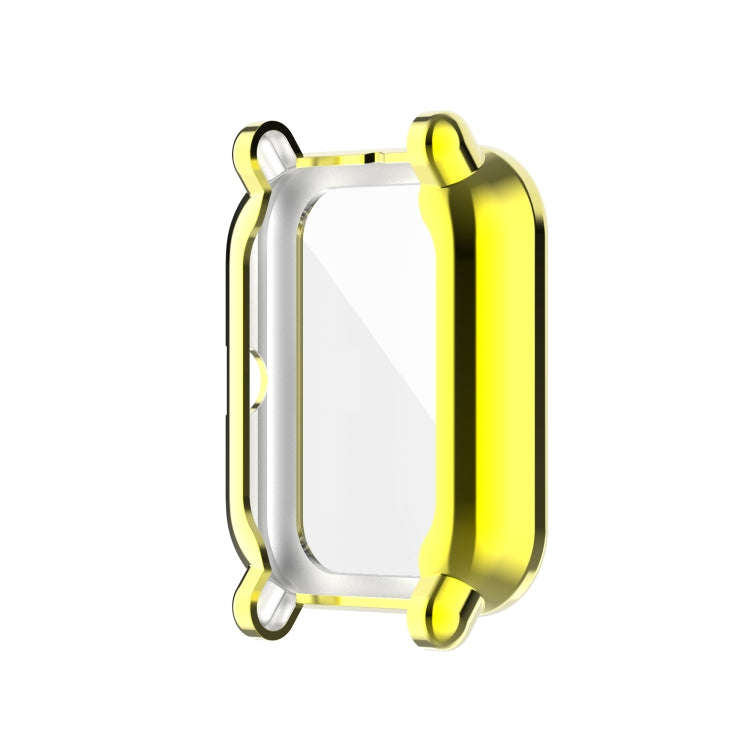 For Amazfit Pop Full Coverage TPU Protective Case Cover(Gold)