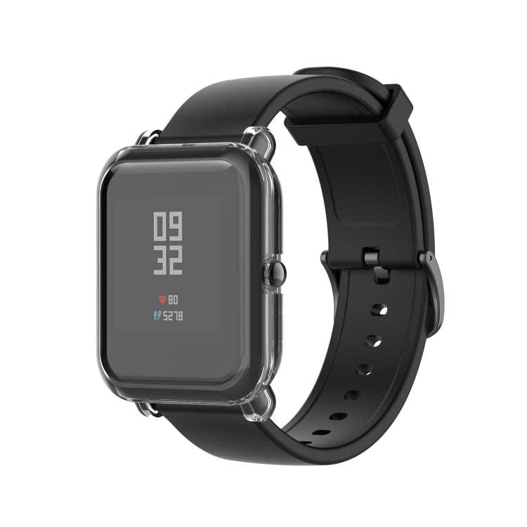 For Amazfit Pop Full Coverage TPU Protective Case Cover(Transparent)
