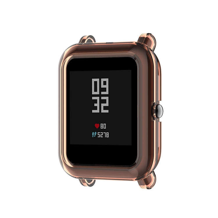 For Amazfit Pop Half-coverage TPU Protective Case Cover(Orange)
