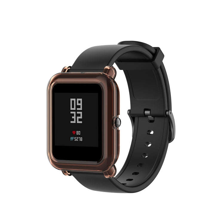 For Amazfit Pop Half-coverage TPU Protective Case Cover(Orange)