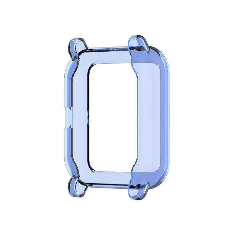For Amazfit Pop Half-coverage TPU Protective Case Cover(Blue)