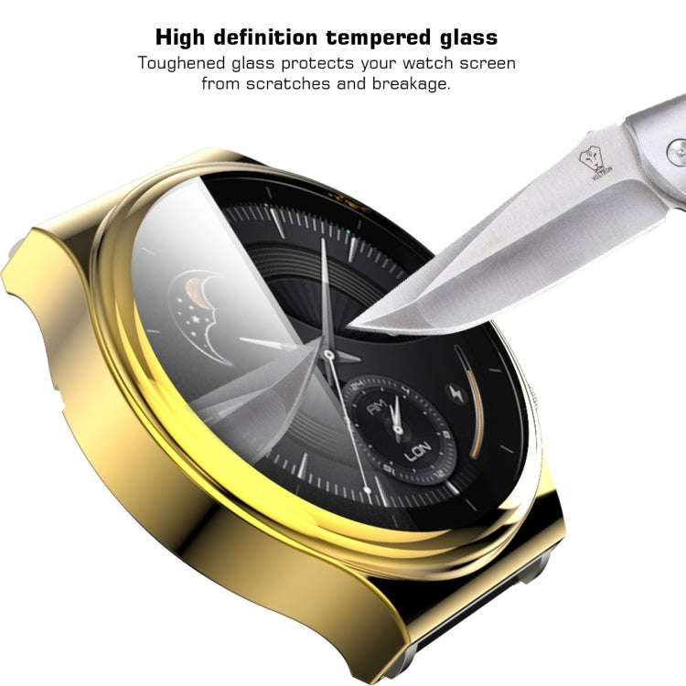 For Huawei Watch GT 2 Pro Full Coverage TPU Protective Case Cover(Gold)