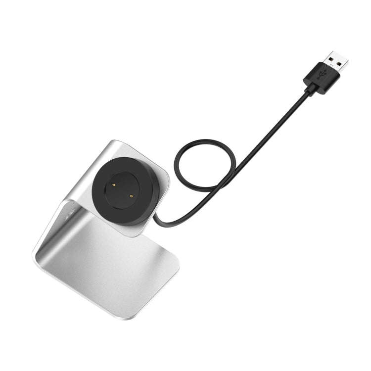 For Huawei Watch GT 2 / GT / GT 2e Universal Aluminum Alloy Magnetic Charger Holder(Silver)