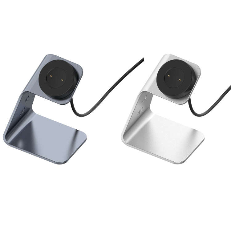 For Huawei Watch GT 2 / GT / GT 2e Universal Aluminum Alloy Magnetic Charger Holder(Silver)