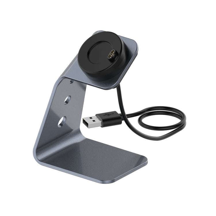 For Garmin Forerunner 745 / Venu Sq / Fenix 6 Universal Aluminum Alloy Magnetic Charger Holder wi...