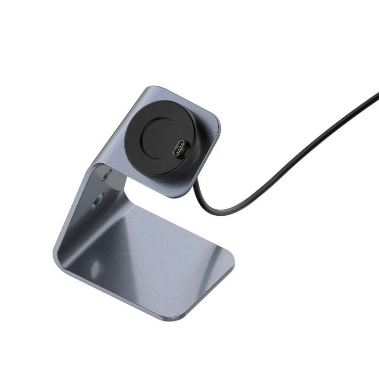 For Garmin Forerunner 745 / Venu Sq / Fenix 6 Universal Aluminum Alloy Magnetic Charger Holder wi...