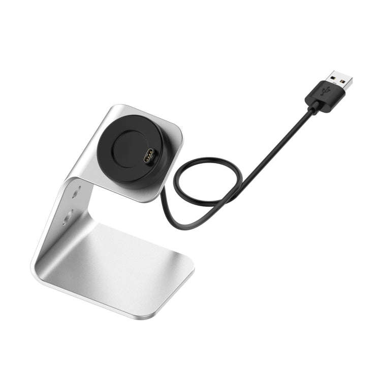 For Garmin Forerunner 745 / Venu Sq / Fenix 6 Universal Aluminum Alloy Magnetic Charger Holder wi...