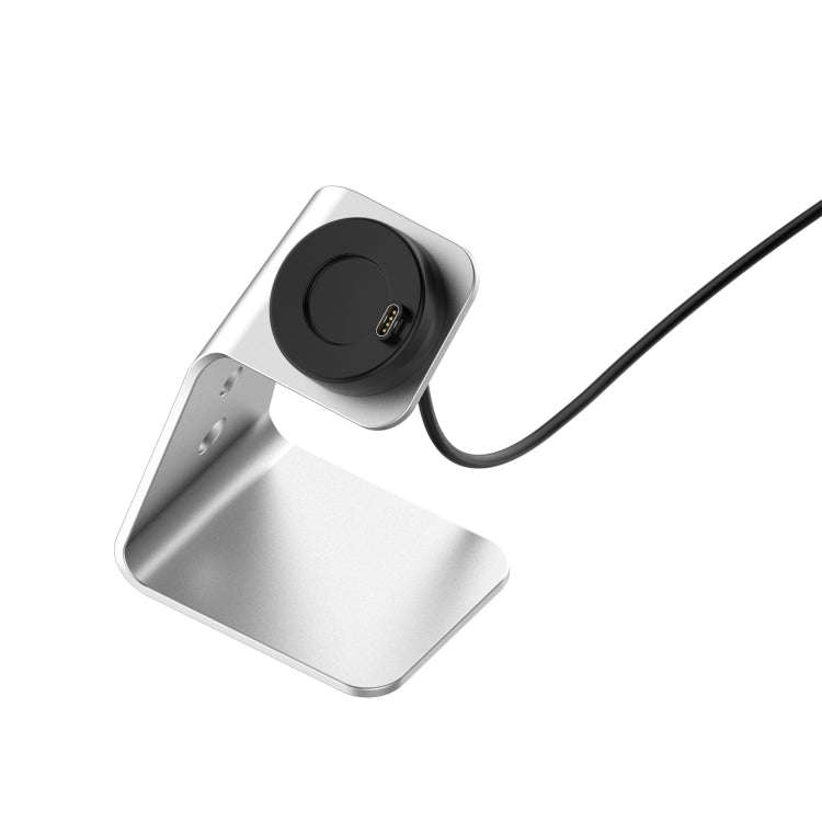 For Garmin Forerunner 745 / Venu Sq / Fenix 6 Universal Aluminum Alloy Magnetic Charger Holder wi...