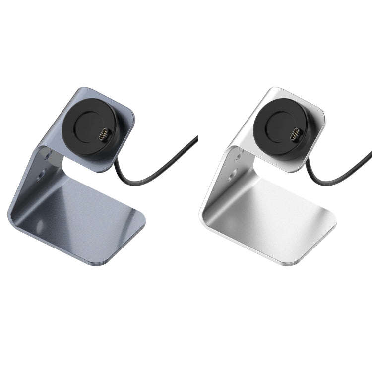 For Garmin Forerunner 745 / Venu Sq / Fenix 6 Universal Aluminum Alloy Magnetic Charger Holder wi...
