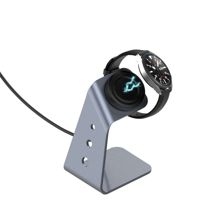 For Samsung R500 / Galaxy Watch 3 Universal Aluminum Alloy Magnetic Charger Holder with Chip Prot...